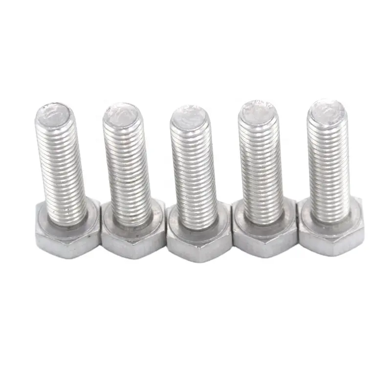 DIN933 Bán Buôn Hex Head Full Thread Carbon Thép Kẽm Hex Bolt