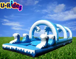 commercial High quality water park entertainment funny inflatable water slide slip and slide for adult