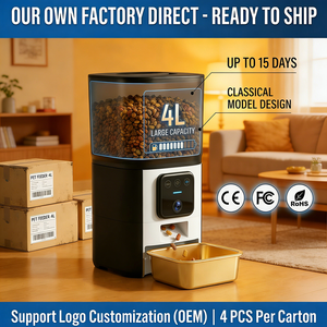 Distributeur automatique de nourriture pour animaux de compagnie intelligent WiFi OEM avec caméra HD 1080P, contrôle à distance par <span class=keywords><strong>application</strong></span>, distributeur automatique de nourriture pour chiens et chats avec minuterie - Product Image 5