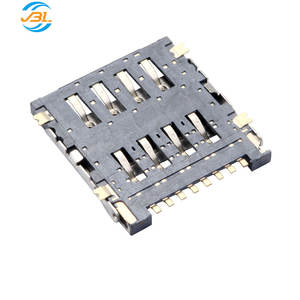 ขายส่ง ปรับแต่งได้ ขั้วต่อไมโครซิมการ์ด Molex คุณภาพสูง <span class=keywords><strong>8</strong></span> ขา แบบพลิก H1.5 ตัวเมีย วัสดุ SUS ผสมทองแดง - Product Image 3