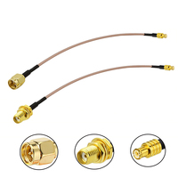Câble coaxial RG316 MCX mâle vers SMA femelle mâle connecteur de câble coaxial d'antenne
