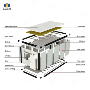 CGCH Tailandia, Envío Gratuito, Casa Contenedor Prefabricada Compacta de 3*6M, Casa Pequeña Portátil, Plegable, Desmontable, Móvil y Modular - Product Image 6
