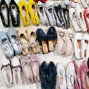 <span class=keywords><strong>Ballerine</strong></span> in Camoscio con Decorazioni Premium in Strass e Perle Finte, Versatili e Comode, Slip-On con Punta Chiusa, Fabbrica JackWen - Product Image 1