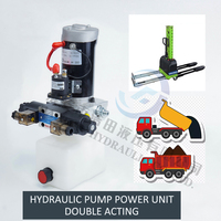 Unité hydraulique 12V/24V à double action, groupe hydraulique électrique pour transpalette électrique
