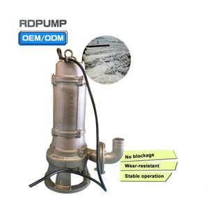 Bomba de Drenaje Subterráneo de Acero Inoxidable 304/316, Bomba Centrífuga para Aguas Residuales, Aguas Sucias, Aguas Negras Industriales - Product Image 1