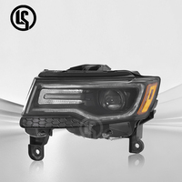 Ensemble de phares améliorés LS pour Jeep Grand Cherokee WK2 2014-2021, style RGB, feux de jour aux couleurs arc-en-ciel