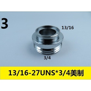 Adaptador de Grifo American Standard de 22 a 3/4, Adaptador de Cabezal de Ducha de 55/64, Reductor de 13/16, Cabezal de Aireador de Latón de 15/16 para Cocina - Product Image 2