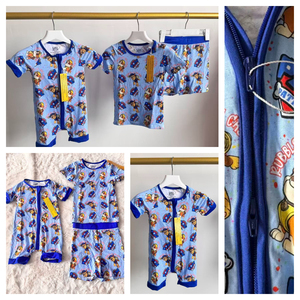 ชุดนอนเด็กอ่อนผ้าใยไผ่พร้อมส่งขายส่ง ซิป 2 ทาง OEKO-TEX เนื้อผ้านุ่มเหมาะสำหรับผู้ที่มีผื่นแพ้ ชุดรอมเปอร์สำหรับฤดูร้อน - Product Image 2