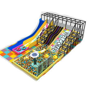 Laberinto de Juegos Personalizado para Niños, <span class=keywords><strong>Parque</strong></span> de Juegos Interior con Tobogán y Piscina de Pelotas - Product Image 1