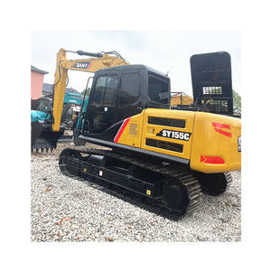 Excavadora de Orugas de Segunda Mano, 15 Toneladas de Peso Operativo, Sany155C para Construcción - Product Image 5