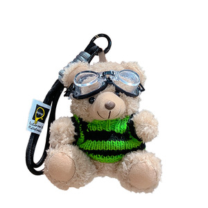 Nouvel arrivage de sac à dos porte-clés ours en peluche à la mode pendentif pour couple mignon sac charme petit cadeau dessin animé - Product Image 6