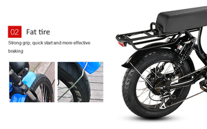 ชุดอุปกรณ์จักรยานไฟฟ้า LOHAS โครงอะลูมิเนียมอัลลอยด์ 1000w ยางใหญ่ - Product Image 3