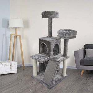 Groothandel Kat <span class=keywords><strong>Condo</strong></span> Luxe Prefab Huis Katten Touw Meubels Pet Huizen Voor Verkoop Boom Vormige Spelen Bomen En Condos - Product Image 2