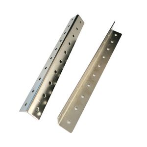 Soporte de Ángulo en L de Acero de Calibre Pesado Ajustable OKY8208 con Múltiples Orificios para Trabajos de Madera y Enmarcado - Product Image 1