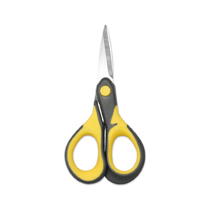 Lu Ban's Work Office Scissors Stainless Steel Yellowish Gray Home Use Paper Cutting Craft Tools - Product Image 5