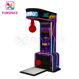 Funspace Arcade-ماكينة ملاكمة رياضية للملاكمة ، تعمل بقطع النقود المعدنية, ماكينة ملاكمة ، تعمل بقطع النقود المعدنية