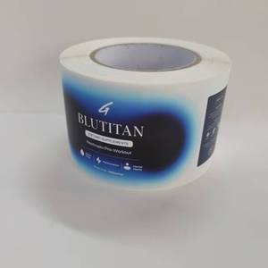 Tùy chỉnh bổ sung chai nhãn kim loại lá Sticker không thấm nước dính in ấn sản phẩm dinh dưỡng Jar bao bì nhãn - Product Image 3