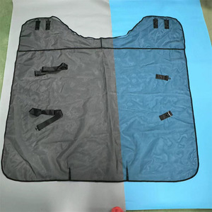 Couverture en maille pour cheval, rectangulaire, respirante, anti-UV, pour l'été, avec grande rabat pour la queue - Product Image 3