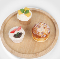 Plateau d'accoudoir de canapé paresseux de couleur en bois plateau rond pliable Portable pour accessoire de canapé multifonctionnel d'accoudoir de canapé