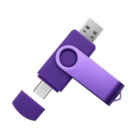 Clé USB double port Type-C |   16 Go-128 Go Haute capacité |   Impression de logo personnalisé en gros
