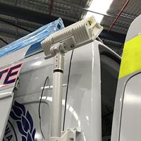 Projecteur monté sur véhicule, poteaux de 1,5 m, 150 W, pour camions de pompiers