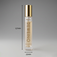 Flacon de parfum personnalisé avec logo privé, flacon d'échantillon de parfum de 15 ml, flacon de parfum vide en verre avec vaporisateur, petit flacon de parfum avec boîte personnalisée