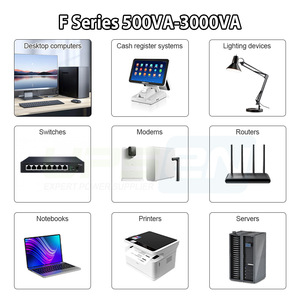 650va Offline Ups-6-uitlaatoverspanningsbeveiliging | 10 Min Pc Back-Up | Back-Up Van De Batterij Thuis/Op Kantoor - Product Image 5