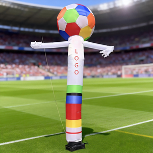 Robot gonflable géant d'extérieur en nylon imperméable, modèle d'arche de football, design de dessin animé ondulant, avec pompe à air électrique pour fête - Product Image 6