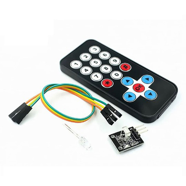 HX1838 IR Infrared Remote Control Kit Controller and Receiver for Arduino