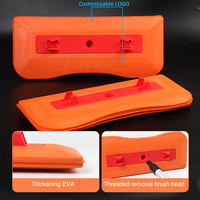 Brosse à neige et grattoir à glace extensibles en EVA, outil doux anti-rayures pour le nettoyage du toit et du pare-brise des SUV