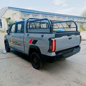Pick-up électrique gris NE de grande taille avec batterie au lithium à quatre roues motrices, autonomie <100 km, moteur 7500W, idéal pour les familles et le transport de marchandises, durable - Product Image 3