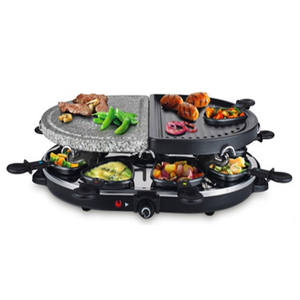 Grill à <span class=keywords><strong>raclette</strong></span> <span class=keywords><strong>rond</strong></span>, grill électrique d'intérieur - Product Image 3