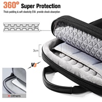 MoKo Sac de transport étanche 900D à protection intégrale à 360 degrés avec bandoulière et fermeture éclair YKK pour iPad 10e génération 2022