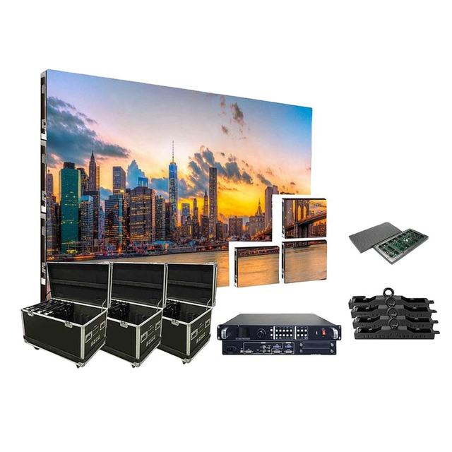 TOPvision High Brightness P2.6 P2.9 P3.91 Outdoor Waterproof IP65 LED Display Screen for Stage Shopping Mall