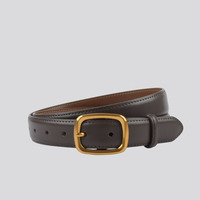 Ceinture Yonger, accessoire de mode, ceinture classique en jean, ceinture en cuir véritable pour femmes