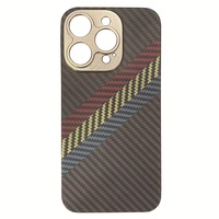 Funda de teléfono de fibra de carbono roja de nuevo diseño de lujo al por mayor para Samsung Iphone 7 8 12 13 14 15 16 Pro
