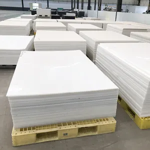 China Goedkope 1Mm 2Mm 5Mm 10Mm Polyethyleen Maagdelijke Witte Hdpe 500 Plaat Voor Fabrikanten Leveranciers