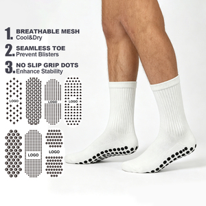 New Product Jacquard Custom Logo <strong>Socks</strong> <strong>Athletic</strong> Men Sport <strong>Socks</strong> Crew Soccer <strong>Socks</strong> Jacquard Sox - Product Image 3