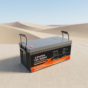 Vente flash : Batterie LiFePO4 12V 300Ah 400Ah 600Ah avec BMS intelligent intégré, batterie au lithium pour stockage d'énergie solaire - Product Image 1