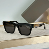 Lunettes de soleil carrées vintage classiques de haute qualité pour hommes, tendance, en acétate épais et robuste