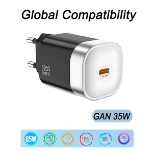 2025 nâng cấp 35W gan <span class=keywords><strong>USB</strong></span>-C sạc kép <span class=keywords><strong>Port</strong></span> PD/QC | siêu nhỏ gọn & chế cho iPhone/iPad/AirPods [CE/FCC/an toàn] - Product Image 2