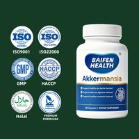 OEM/ODM Marque Privée Probiotique Naturel Végétalien Sans Gluten Akkermansia 60 Comprimés Santé Intestinale Flore Intestinale Adulte