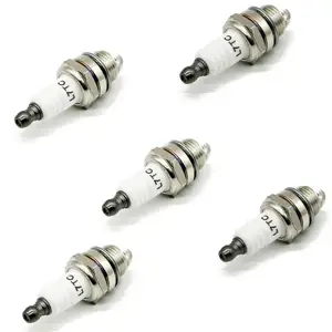 L7TC Spark Plugs Fit 2-Stroke Engine Gas Chainsaw Lawn Mower Leaf Blower 5-Pack