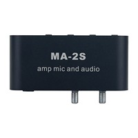 Kit de préamplificateur de microphone MA-2S Mélangeur audio de préampli de microphone pour micros dynamiques et à condensateur