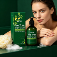 Gel Douche au Théier 100ml avec Huiles Multiples et Vitamine E – Purifie et Renforce la Barrière Cutanée