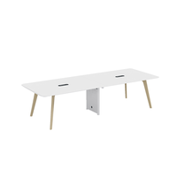 Mobilier de bureau commercial moderne-nouvelle table de conférence design pour bureau salle de réunion école formation bureau de style panneau en bois