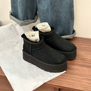 DB Handmade 35-40 <strong>Winter</strong> Women Snow Boots Comfortable <strong>Lady</strong> <strong>Shoes</strong> Warm Home <strong>Shoes</strong> for 2 Color Thin and Thick Bottomed Warm Socks - Product Image 4