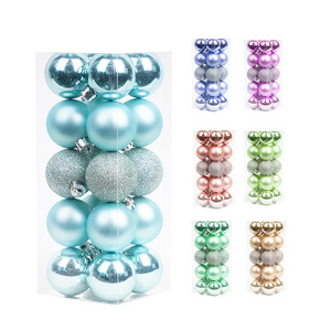 Jintai fábrica venta al por mayor personalizado boda hogar fiesta decoración suministros brillo Navidad bola conjunto - Product Image 1
