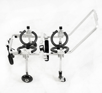 HEDY PW03 – fauteuil roulant à 4 roues en alliage d'aluminium pour chien et chat, chariot, fauteuil roulant pour pattes avant et arrière et chien et chat