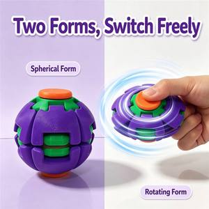 Balle Antistress 3D PLA à Presser Tourner Jouet Fidget Décompression Sensoriel pour Adultes Enfants Bureau - Product Image 5